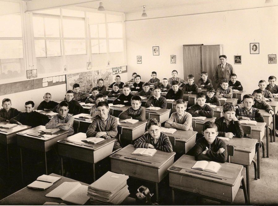 Anne scolaire 1961 - Unieux - Classe de Mr Moulin